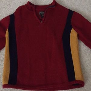 Vintage Abercrombie & Fitch Half Zip Wool Sweater